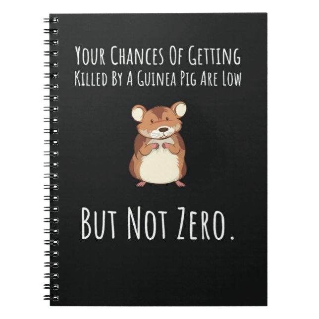 Cuaderno Funny Guinea Pig Gifts Animal Humor Pet Cavy (Frente)