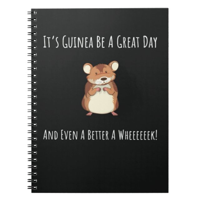 Cuaderno Funny Guinea Pig Pun Gifts Cute Animal Pet (Frente)