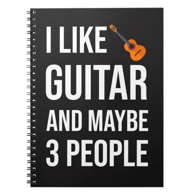 Cuaderno Funny Guitarist Gifts Player Music Lover Guitar (Frente)