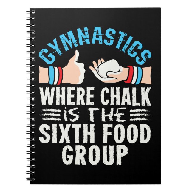 Cuaderno Funny Gymnastics Chalk Gymnast Team (Frente)