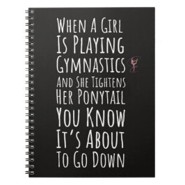Cuaderno Funny Gymnastics Gift Ideas Women Girls Teens 