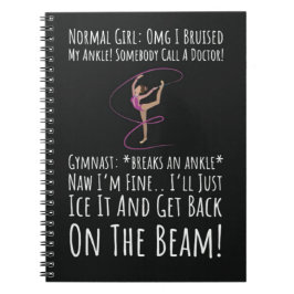 Cuaderno Funny Gymnastics Girls Gifts For Her Sport Athlete