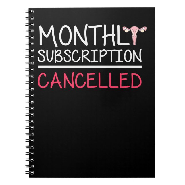 Cuaderno Funny Hysterectomy Support Uterus Remotion (Frente)