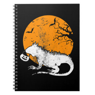 Cuaderno Funny Iguana Calabaza Halloween Vestidos Hombres M