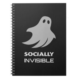 Cuaderno Funny Introvert Spooky Ghost