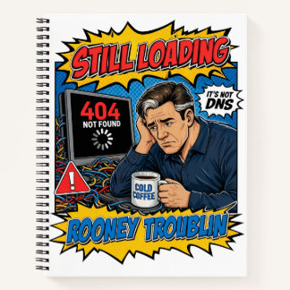 Cuaderno Funny IT Tech Humour loading Pop Art