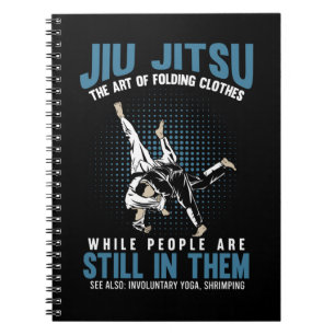 Cuaderno Funny Jiu Jitsu lucha contra el humor de entrenami