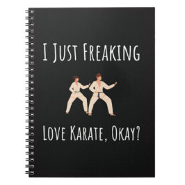 Cuaderno Funny Karate Gifts For Her Him Adult Fighter