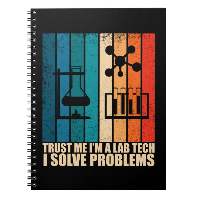 Cuaderno Funny lab técnico de laboratorio (Frente)