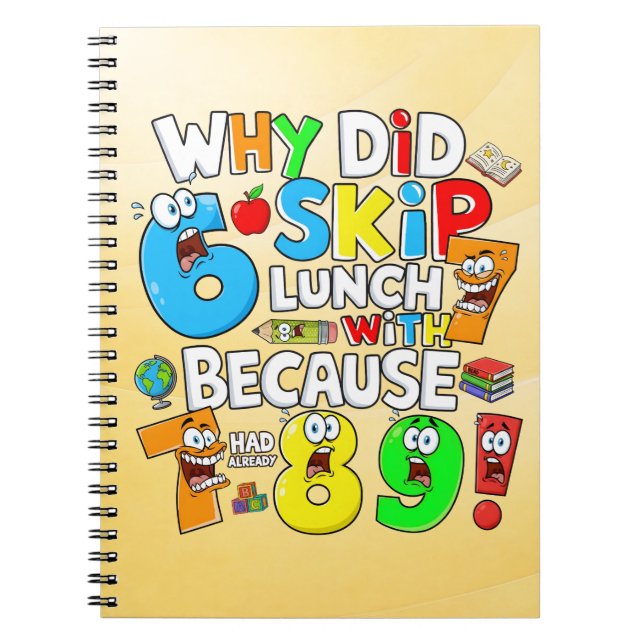 Cuaderno Funny Maths Numbers Notebook for Primary School (Frente)