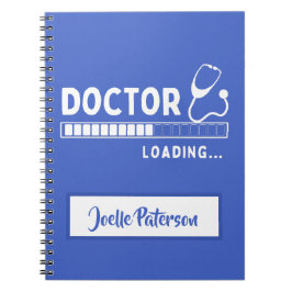 Cuaderno Funny Médica cargando bar Médica de futuro médico
