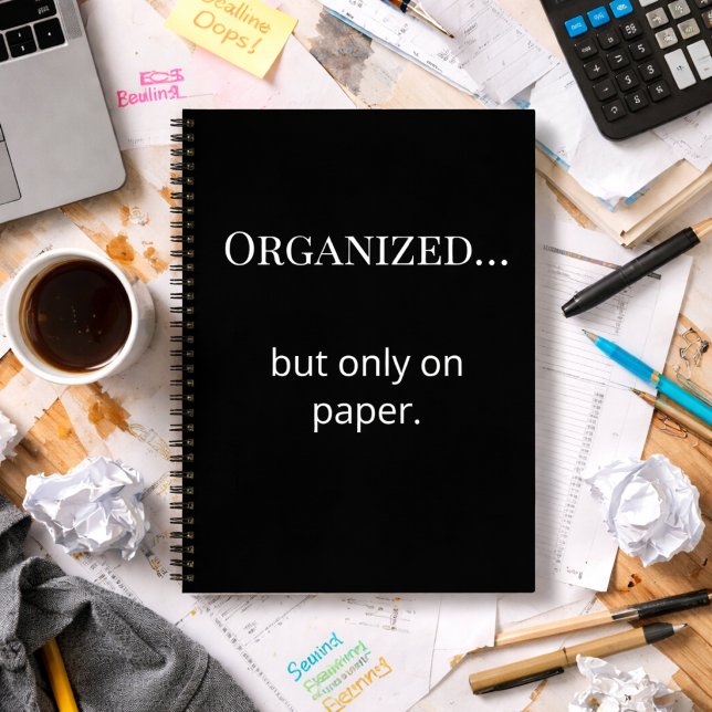 Cuaderno Funny Minimalist Binder Custom Initial Back (Subido por el creador)