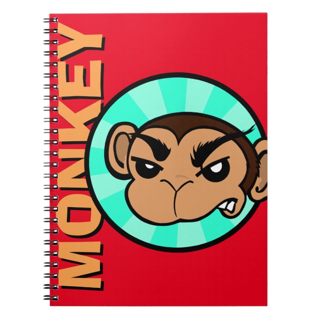 CUADERNO FUNNY MONKEY SPIRAL NOTEBOOK (Frente)