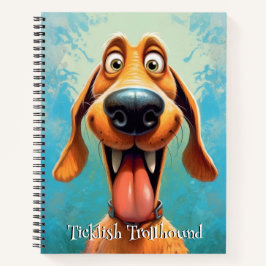 Cuaderno Funny Monstruo del Perro Ticklish Trollhound