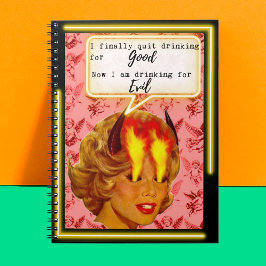 Cuaderno Funny Notebook Journal Best Friend Gift "Evil"