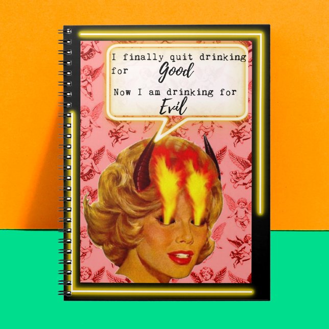 Cuaderno Funny Notebook Journal Best Friend Gift "Evil" (Subido por el creador)