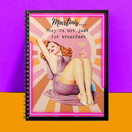 Cuaderno Funny Notebook Journal Best Friend Gift "Martinis"