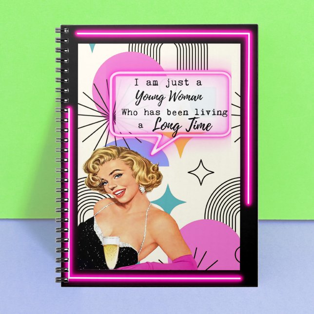 Cuaderno Funny Notebook Journal Best Friend Gift "Young" (Subido por el creador)