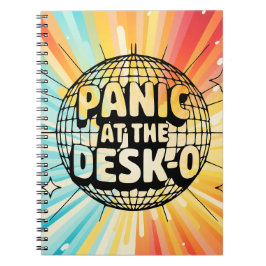 Cuaderno Funny Office Notebook-Panic at the Desk Disco Ball