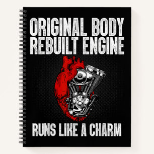 Cuaderno Funny Open Heart Surgery Recuperación Survivor Reg