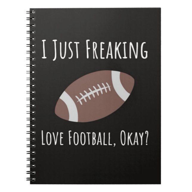 Cuaderno Funny Otoño Presenta Para Los Amantes Del Fútbol (Frente)