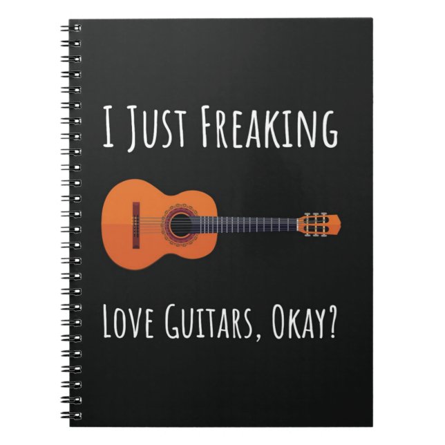 Cuaderno Funny Perfect Gift For Guitar Player Lover (Frente)