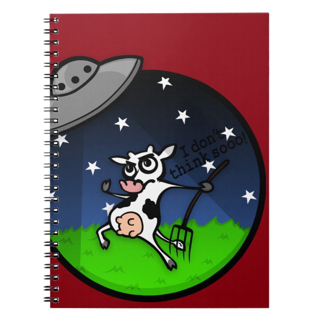 CUADERNO FUNNY PERSONALIZADO COW SPIRAL NOTEBOOK (Frente)