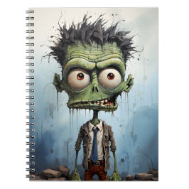 Cuaderno Funny Personalizado de Halloween Creepy Zombie