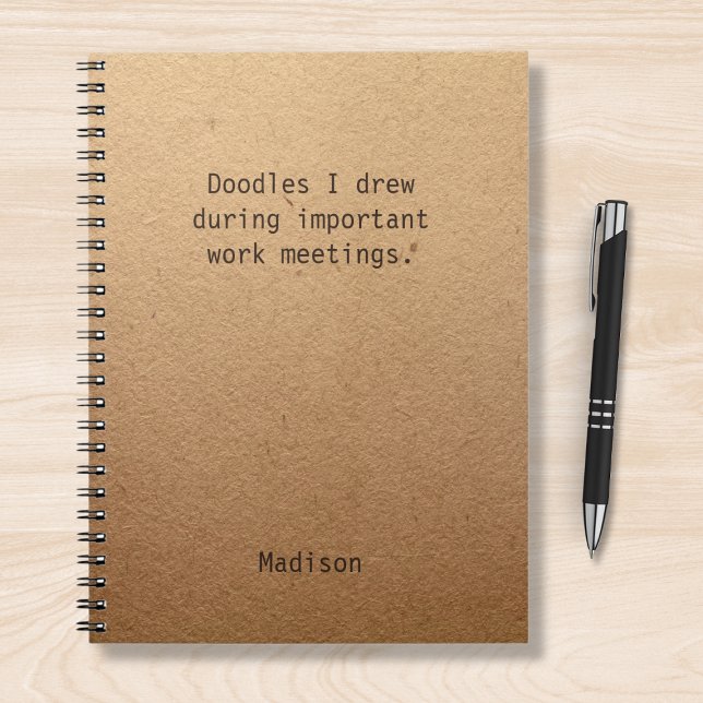 Cuaderno Funny Personalized Notes Office Meeting (Subido por el creador)