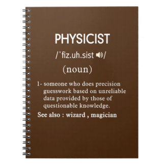 Cuaderno funny physicist definition