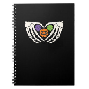 Cuaderno Funny Pickle Halloween Skeleton manos Pumpki del c