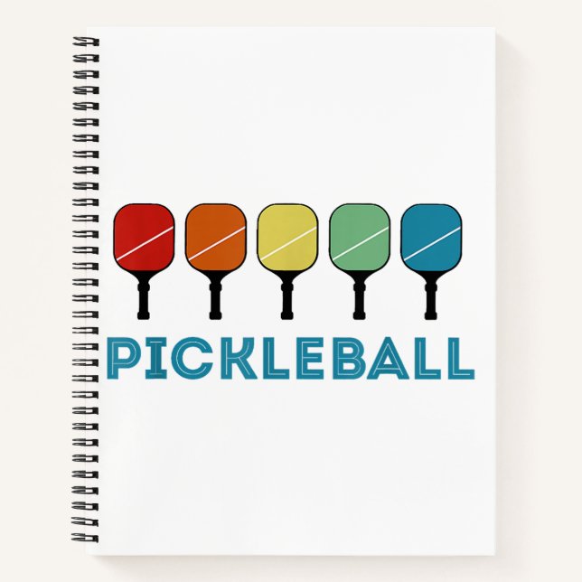Cuaderno Funny Pickleball Retro Vintage (Anverso)