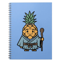 Cuaderno Funny Pineapple Sensei Master Samurai Illustration