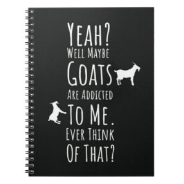 Cuaderno Funny Presents For Goat Lovers Farm Animals Humor