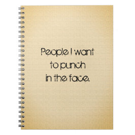 Cuaderno Funny Quote Note Keeping