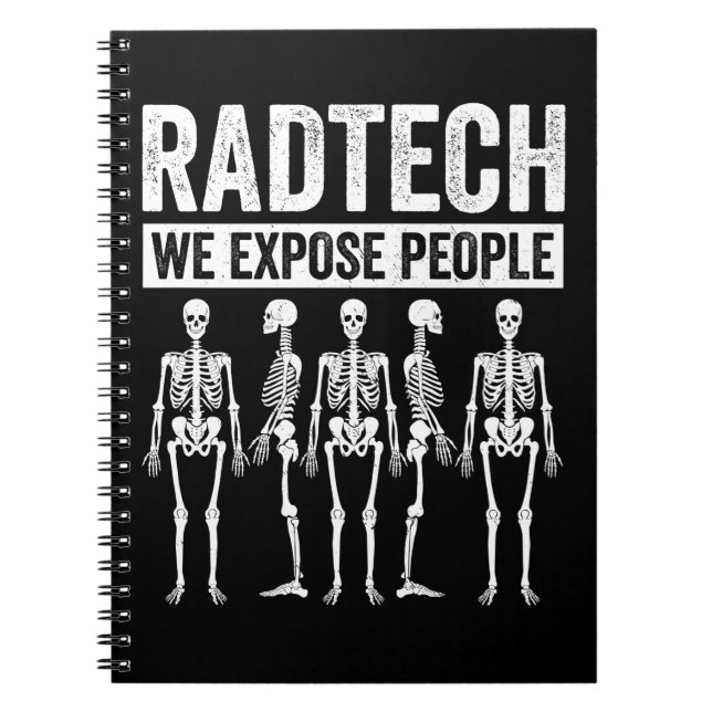 Cuaderno Funny Radiólogo Chiste Radiología Humor Rad Tech (Frente)