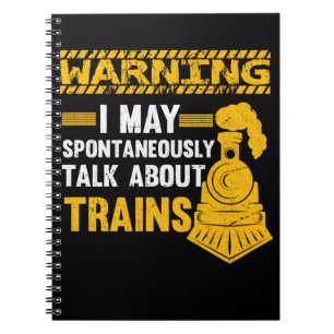 Cuaderno Funny Railfan Quote Trainspotter Train Lover Railw