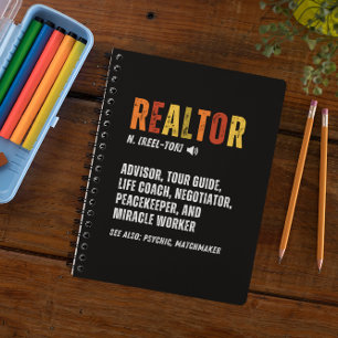 Cuaderno Funny Real Estate Broker Realtor