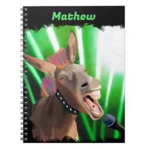 Cuaderno Funny Rockstar Donkey