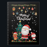 Cuaderno Funny Santa, Snowman, Reindeer Merry Christmas<br><div class="desc">Funny Santa, Snowman, Reindeer Merry Christmas Are you a Santa, Snowman, Reindeer lover? this Santa, Snowman, Reindeer Merry Christmas, and Christmas tree is an excellent choice for you. Christmas seasons? funny Christmas season My Cute Christmas Santa Claus design is an excellent choice for you. Show the world your love for...</div>