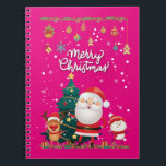 Cuaderno Funny Santa, Snowman, Reindeer Merry Christmas<br><div class="desc">Funny Gnome Merry Christmas. Are you a fan of Gnome Merry Christmas, Christmas season? funny Christmas season My Cute Gnome Christmas design is an excellent choice for you. Show the world your love for a fun design. Add it to your wardrobe or as a gift for a friend, brother, or...</div>