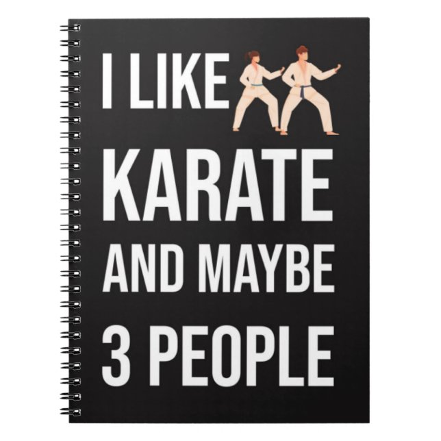 Cuaderno Funny Sarcastic Karate Gifts Martial Arts Fighter (Frente)