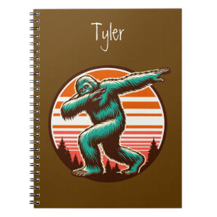Cuaderno Funny Sasquatch Bigfoot Dabbing Personalizado