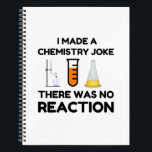 Cuaderno Funny Science lover chemistry chiste<br><div class="desc">Chiste de química científica divertida</div>