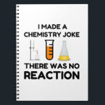 Cuaderno Funny Science lover chemistry chiste<br><div class="desc">Chiste de química científica divertida</div>