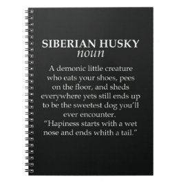 Cuaderno Funny Siberian Husky Gifts For Dog Lovers Animal 