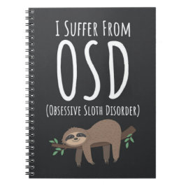 Cuaderno Funny Sloth Gifts Cute Animals Lazy Humor Humorous