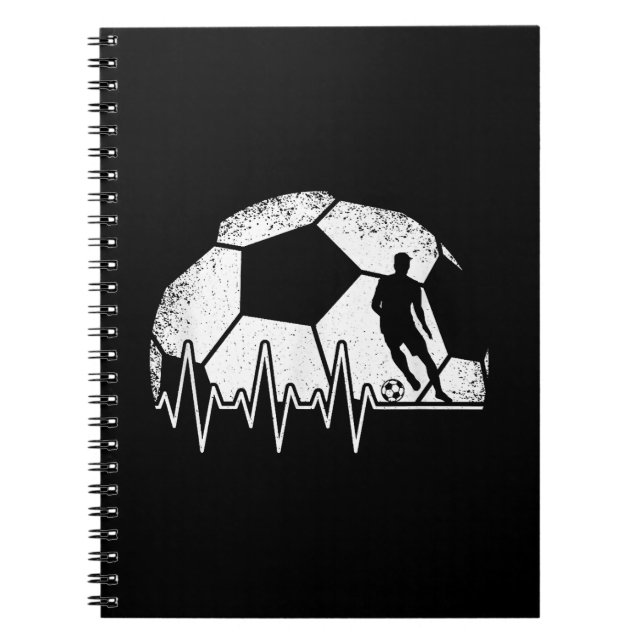Cuaderno Funny Soccer Heartbeat Soccer Player (Frente)