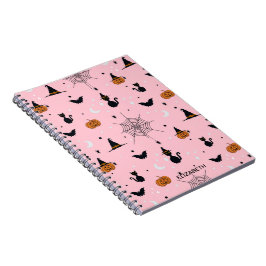 Cuaderno Funny Spooky Halloween Pink Design