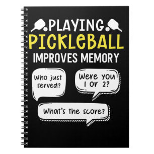 Cuaderno Funny Sports Pickleball Player